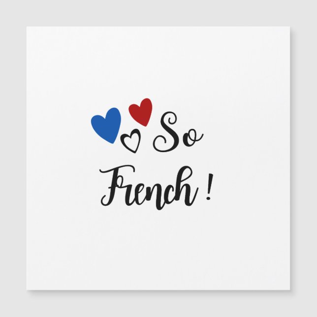 Carte magnétique So French (Anverso)