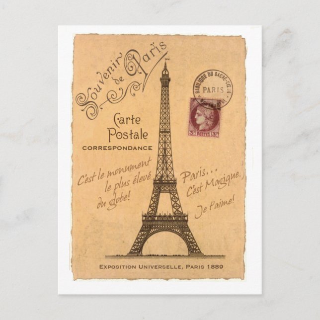 Carte postal (Anverso)