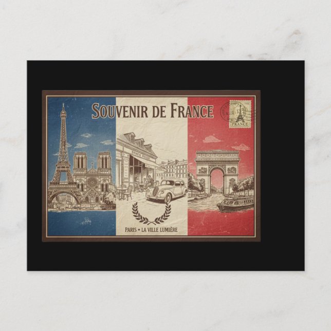 carte postal france (Anverso)
