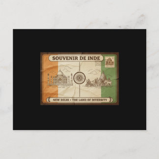 carte postal inde