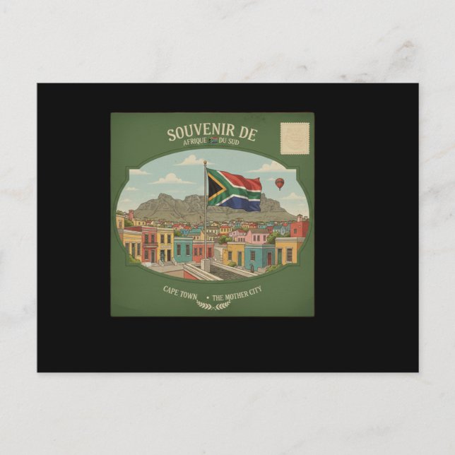 carte postal  l'Afrique du Sud  (Anverso)