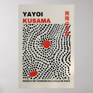 Cartel abstracto de Yayoi Kusama - Impresión de Ya