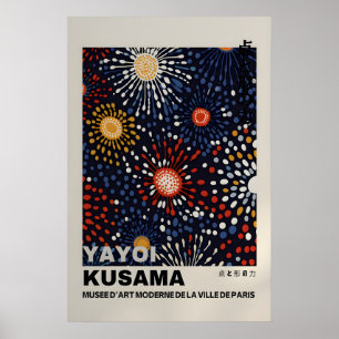Cartel abstracto de Yayoi Kusama - Impresión de Ya