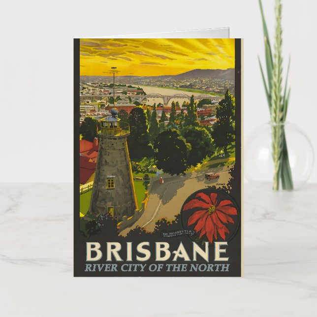 Cartel antiguo de Brisbane (Anverso)