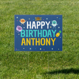 Cartel Bumble Nums Espacio Cumpleaños