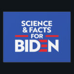 CARTEL CIENCIA Y HECHOS PARA JOE BIDEN<br><div class="desc">DemocratClothes.com & PolitiClothes.com - Compra en línea la ropa demócrata más tendencia incluyendo camisetas únicas para candidatos demócratas,  adhesivos demócratas,  botones demócratas,  pines demócratas,  tarjetas demócratas,  tazas demócratas,  Posters demócratas,  Rótulos demócratas y más!

En Internet: 
http://www.DemocratClothes.com y http://www.PolitiClothes.comOn Facebook: http://www.facebook.com/politiclothes En Twitter: http://www.twitter.com/politiclothesOn Instagram:http://www.instagram.com/politiclothes</div>