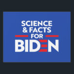 CARTEL CIENCIA Y HECHOS PARA JOE BIDEN<br><div class="desc">DemocratClothes.com & PolitiClothes.com - Compra en línea la ropa demócrata más tendencia incluyendo camisetas únicas para candidatos demócratas,  adhesivos demócratas,  botones demócratas,  pines demócratas,  tarjetas demócratas,  tazas demócratas,  Posters demócratas,  Rótulos demócratas y más!

En Internet: 
http://www.DemocratClothes.com y http://www.PolitiClothes.comOn Facebook: http://www.facebook.com/politiclothes En Twitter: http://www.twitter.com/politiclothesOn Instagram:http://www.instagram.com/politiclothes</div>