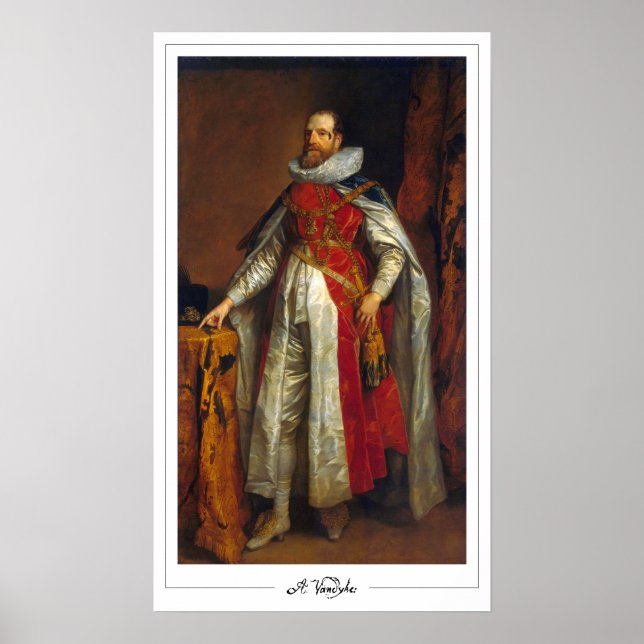 Cartel de arte de Anthony van Dyck Zedign #123 (Frente)