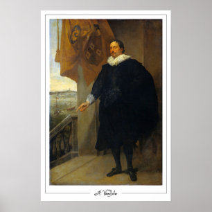 Cartel de arte de Anthony van Dyck Zedign #72