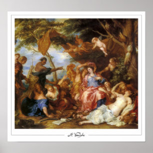 Cartel de arte de Anthony van Dyck Zedign #904
