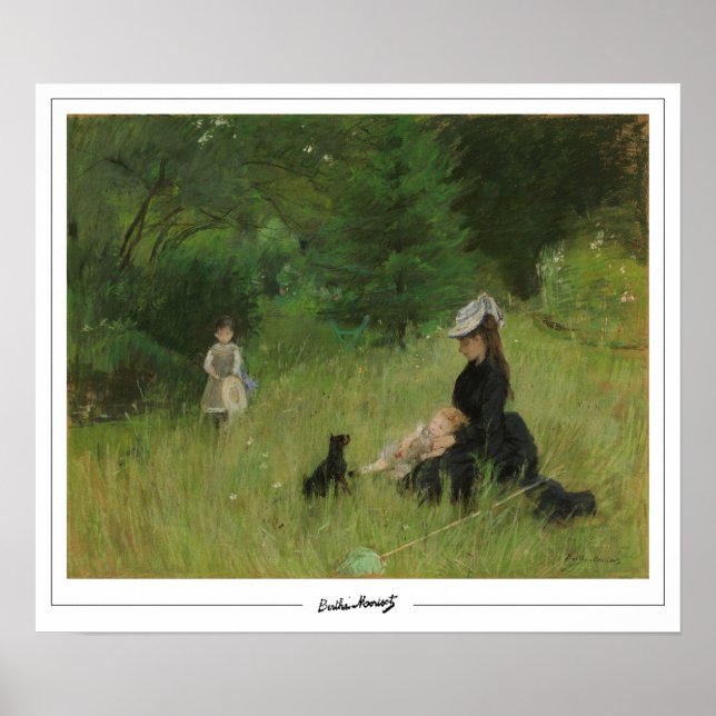 Cartel de arte de Berthe Morisot Zedign #204 (Frente)