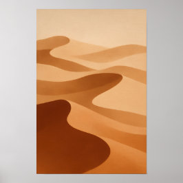 Cartel de Arte de Pared Dunas del Sahara Neutral