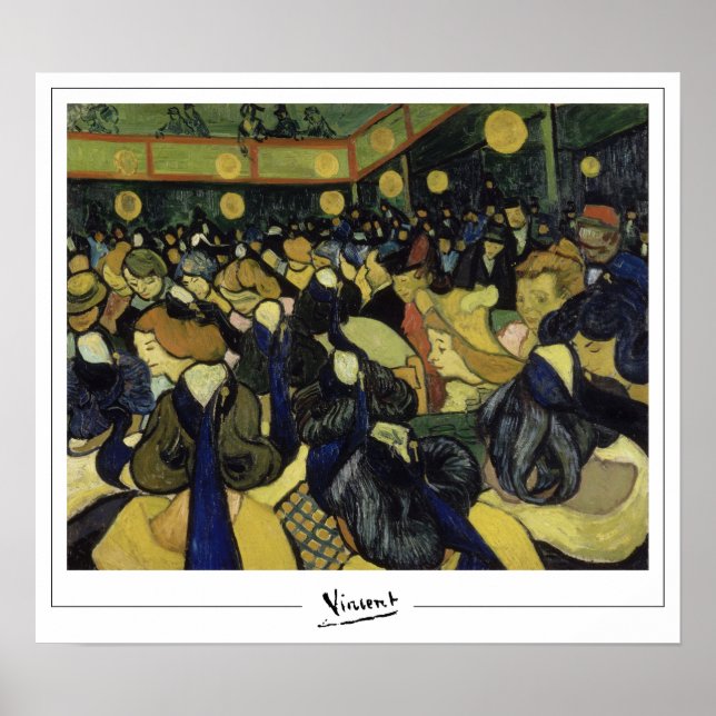 Cartel de arte de Vincent Van Gogh Zedign #22-2 (Frente)