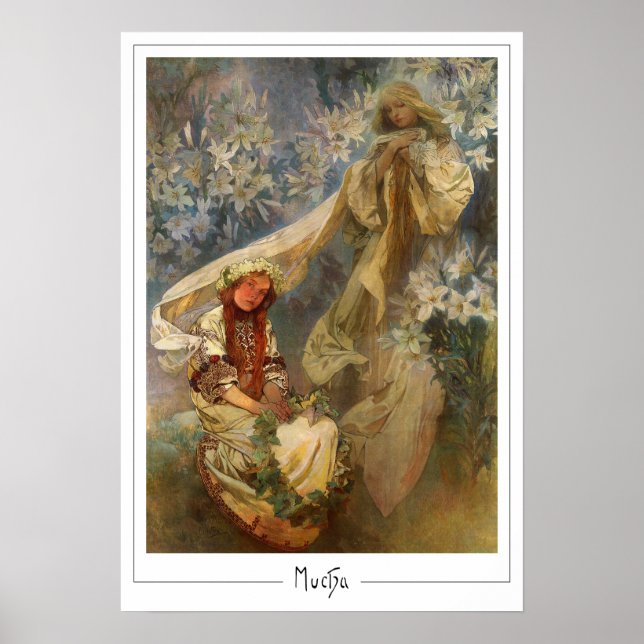 Cartel de Arte de Zedign de Alphonse Mucha #165 (Frente)