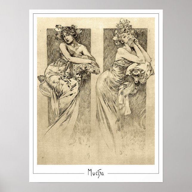 Cartel de Arte Zedign de Alphonse Mucha #49 (Frente)