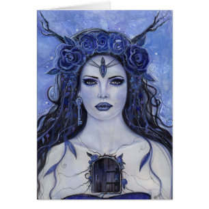 Cartel de bienvenida de arte gótico del guardián s