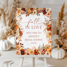 Cartel de bienvenida para fiesta de boda floral de