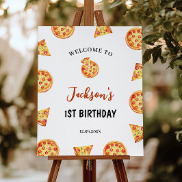 Cartel de bienvenida para fiesta de cumpleaños con