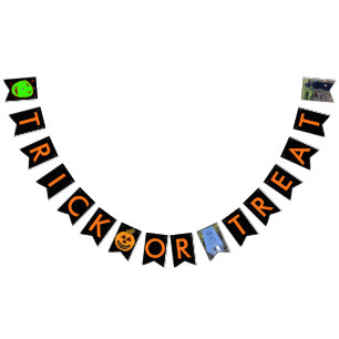 Cartel de Bunding de Halloween con trucos o trucos