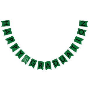 Cartel de Bunting de la Escuela Verde de Graduació