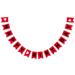 Cartel de Bunting del Fiesta de You Tube de cumple