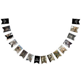 Cartel de Bunting del Ilustracion Vintage Hallowee