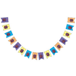 Cartel de cumpleaños de bunting