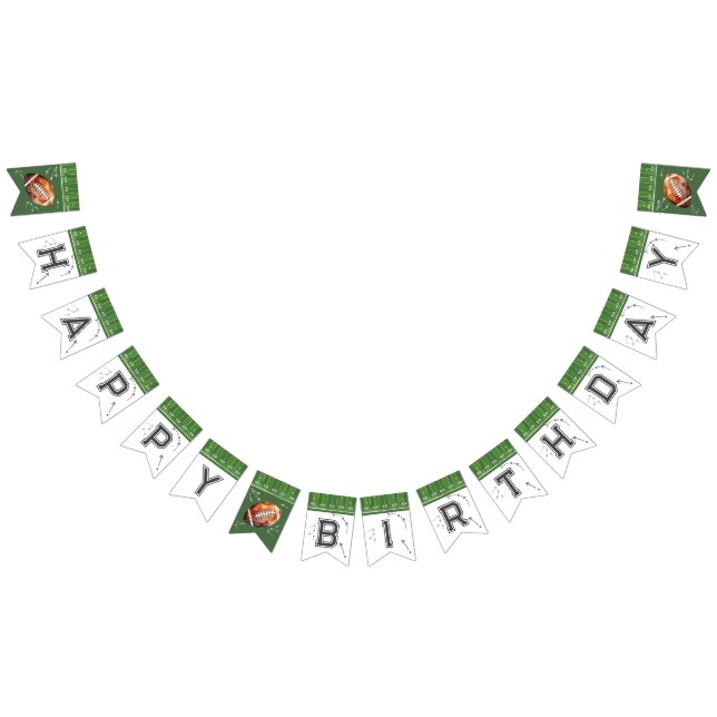 Cartel de cumpleaños de fútbol, primer año de caíd (Todo)