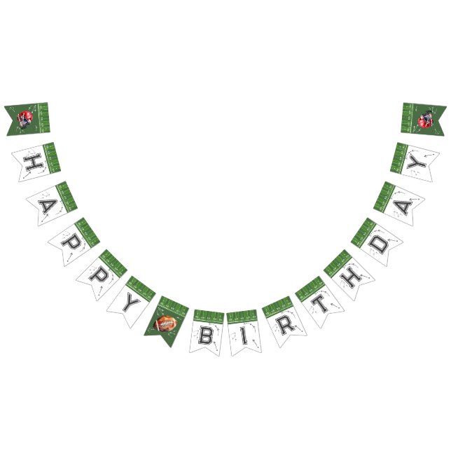 Cartel de cumpleaños de fútbol, primer año de caíd (Todo)