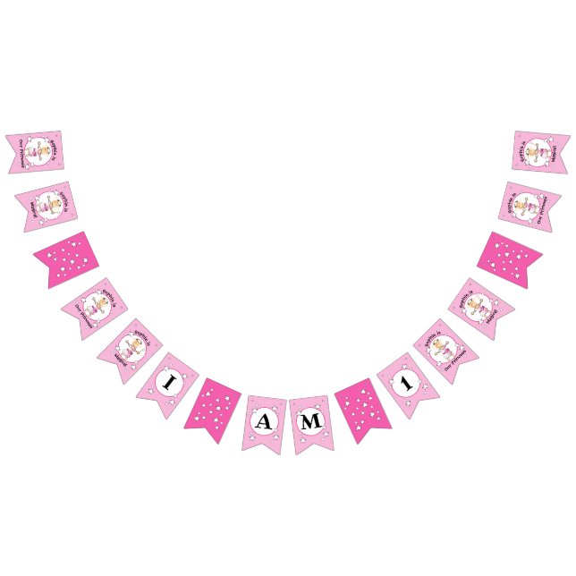 Cartel de cumpleaños de la princesa rosa para ella (Todo)