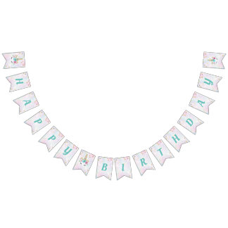 Cartel de cumpleaños de Unicorn