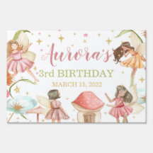 Cartel de cumpleaños mágico de la princesa de los 
