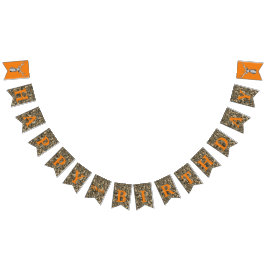 Cartel de cumpleaños masculino de Camo Deer Cazand