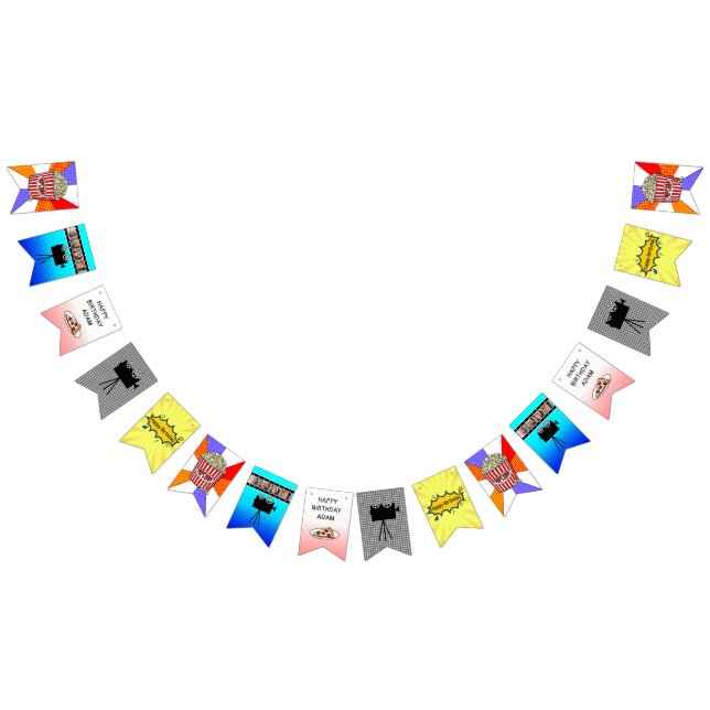 Cartel de cumpleaños temática de la noche de la pe (Todo)