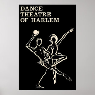Cartel de Danza Teatro de Harlem 1974 Impresión 1