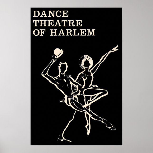 Cartel de Danza Teatro de Harlem 1974 Impresión 1 (Frente)
