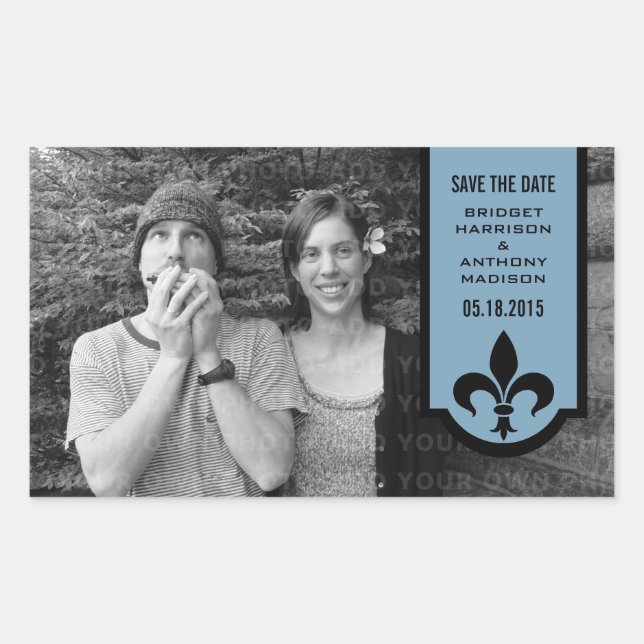 Cartel de Flor Azul de Lis Salven a los Pegatinas  (Anverso)