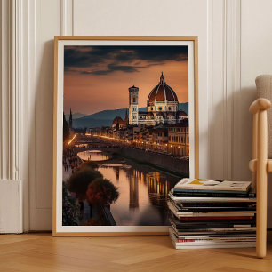 Cartel de Florencia Impresión de Florencia Italia 