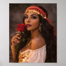 cartel de gitana || arte de gitana