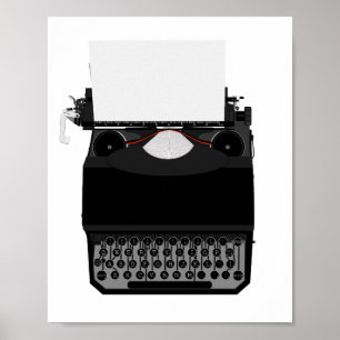 Cartel de Impresión de Decoración de Dibujo de Máq