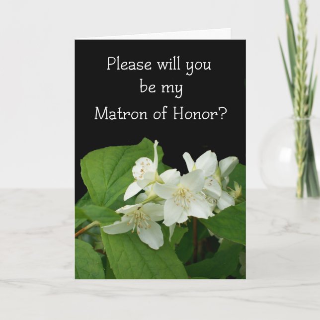Cartel de invitación a la boda de honor (Anverso)