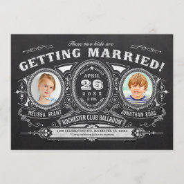 Cartel de invitaciones a bodas fotográficas para n