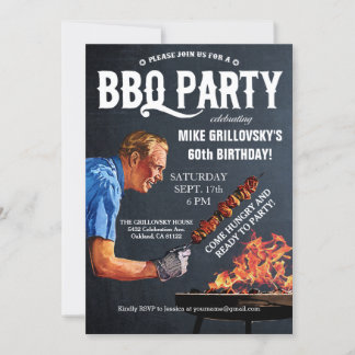 Cartel de invitaciones a la fiesta de cumpleaños d
