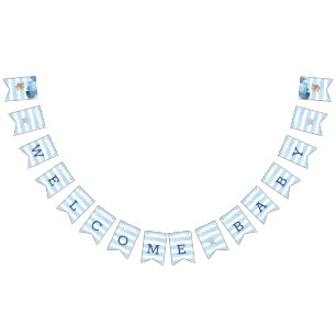 Cartel de la bienvenida a Baby Shower de Teddy Bea