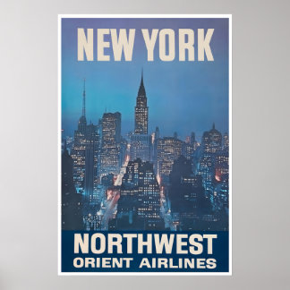 Cartel de la ciudad de Nueva York Arte de NYC Impr