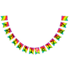 Cartel de la etiqueta del arco iris "V" de la conc