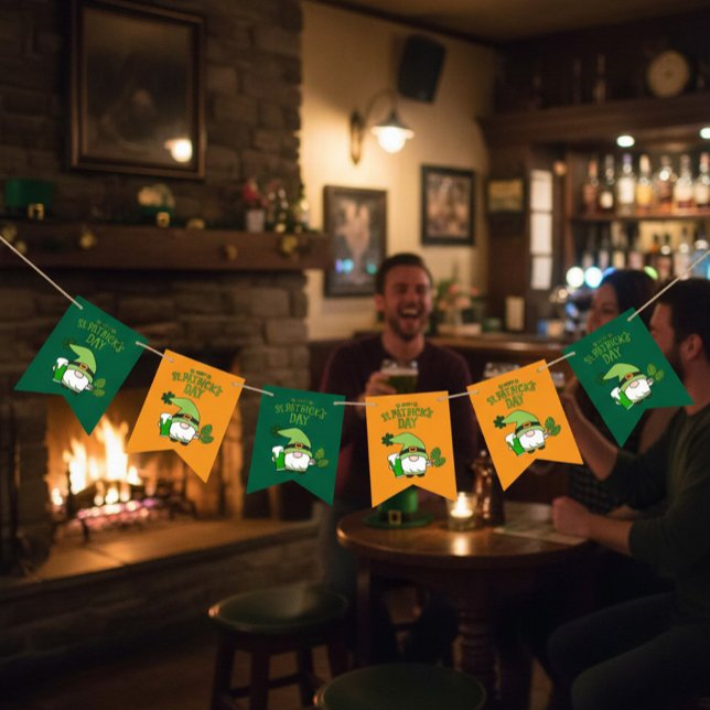 Cartel de la fiesta verde y Naranja de San Patrici (Subido por el creador)