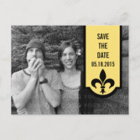 Cartel de la Flor Amarilla de Lis Guardar postal d