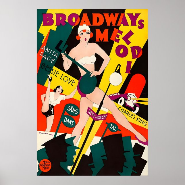 Cartel de la película Broadway 1929 IMPRESIÓN A5-A (Frente)