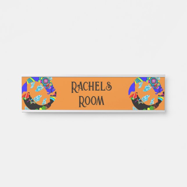 Cartel de la puerta de diseño oriental de Aqua Fis (Anverso)